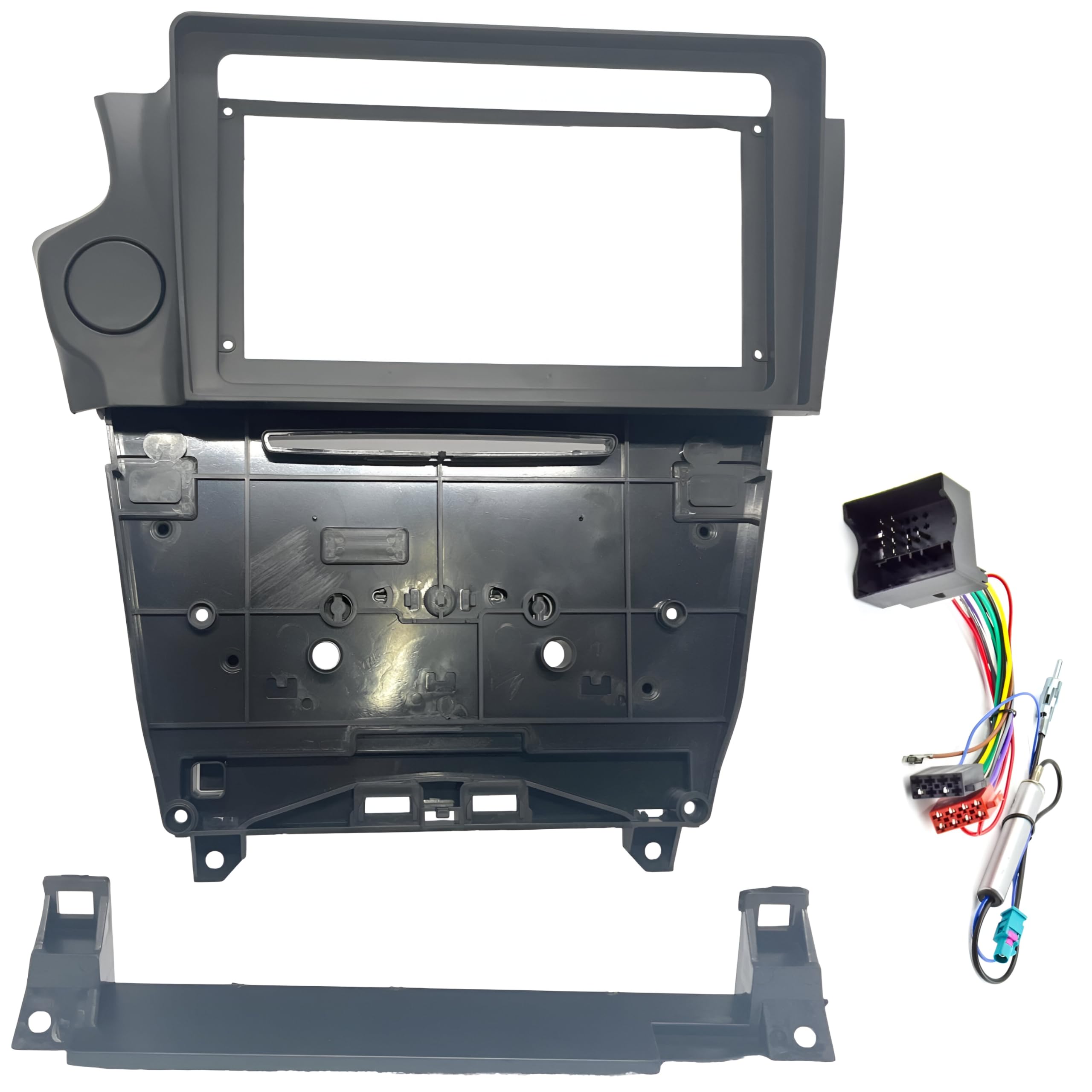 Sound-way Car Radio Mounting Kit, 9 Inch Radio Frame, Adapter Compatible with Citroen DS4, DS5, DS6 2015-2018 Clime Manual