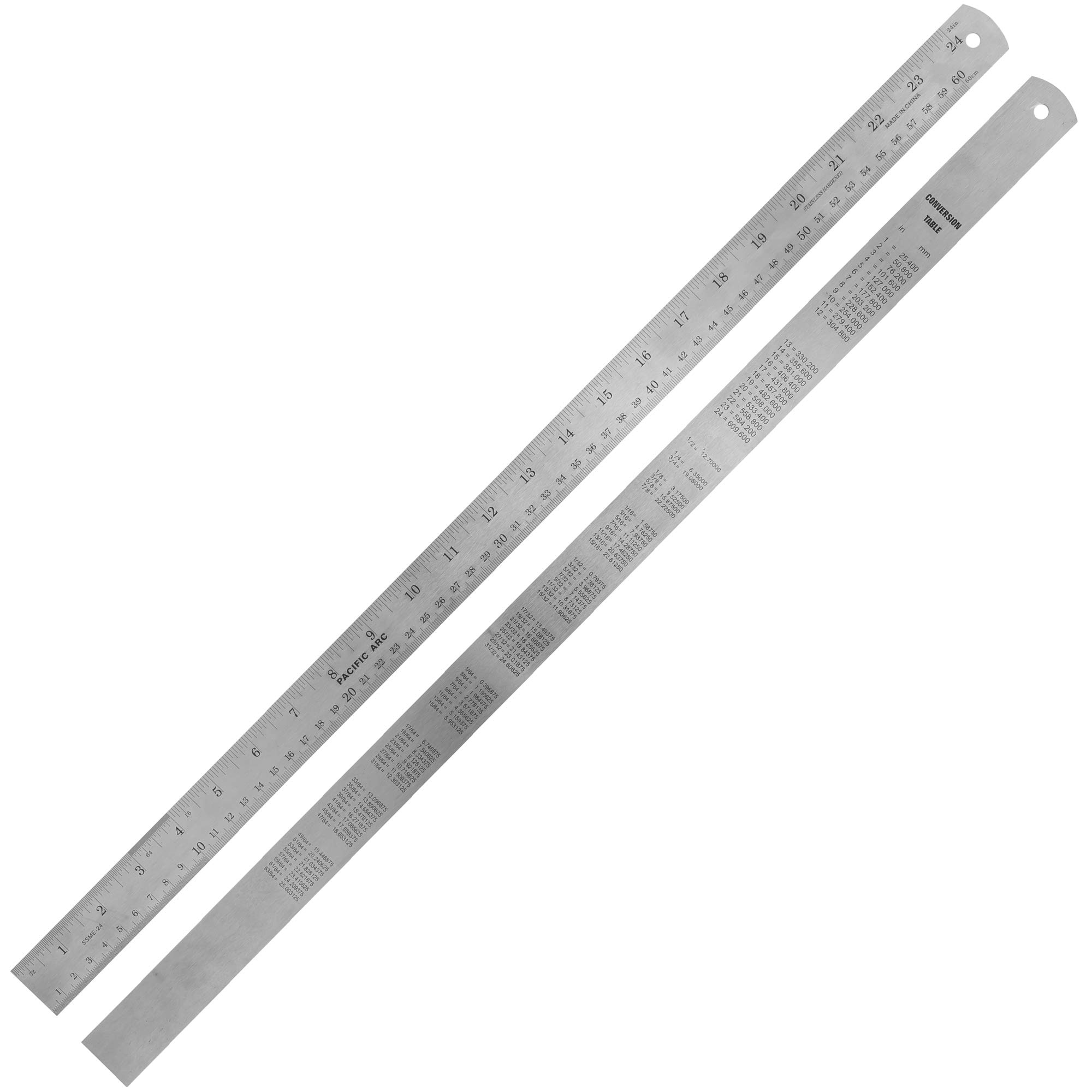 24 Inch Ruler Vertical Mua Pacific Arc 24 Inch Stainless Steel Ruler with Inch/Metric ...