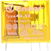 Finder 40.52.8.120.0000 2-Pole 8-Amp 250V Miniature PCB Plug-In Relay