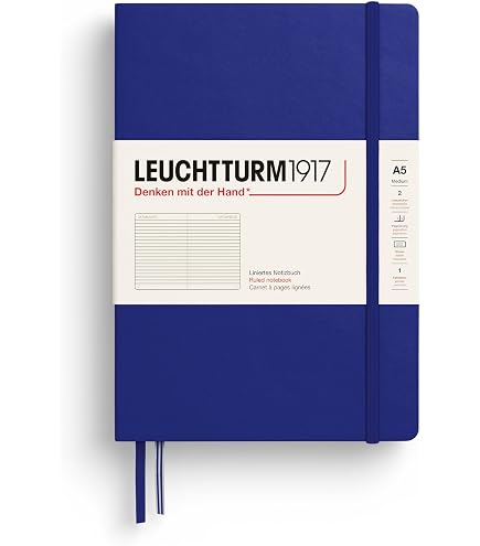 Amazon.com : LEUCHTTURM1917 372932 Notebook 411 Medium (A5