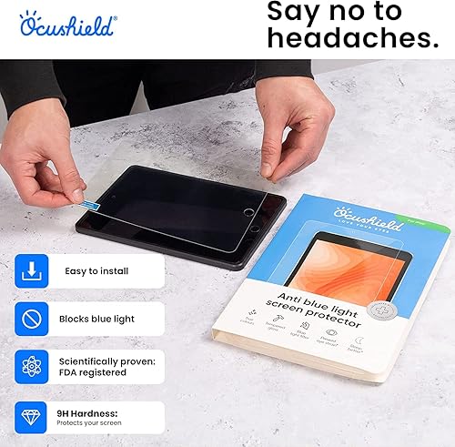 Ocushield Anti Blue Light Tempered Glass Screen Protector for