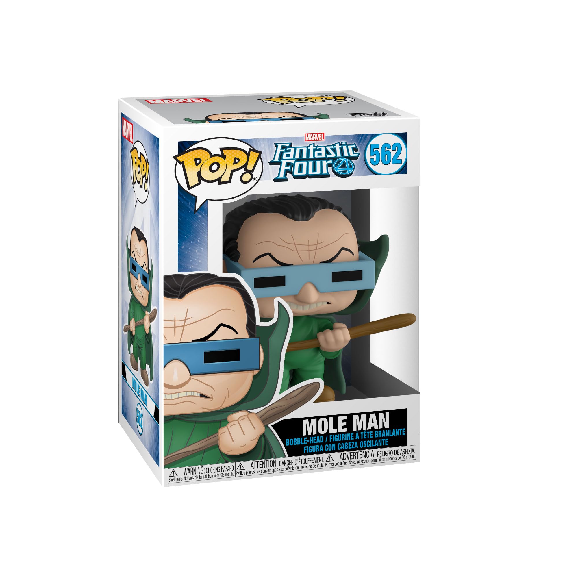 Funko POP! Marvel: Fantastic Four - Mole Man - Collectable Vinyl Figure - Gift Idea - Official Merchandise - Toys for Kids & Adults - Comic Books Fans - Model Figure for Collectors and Display