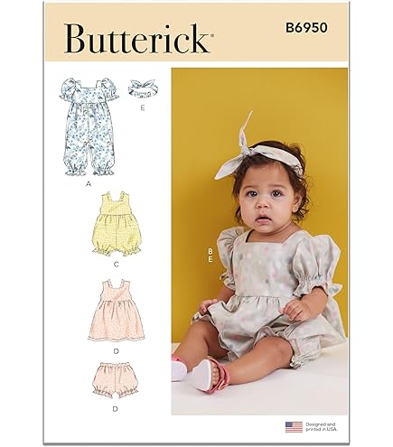 Amazon.com: Simplicity Baby Dresses and Bonnets Sewing
