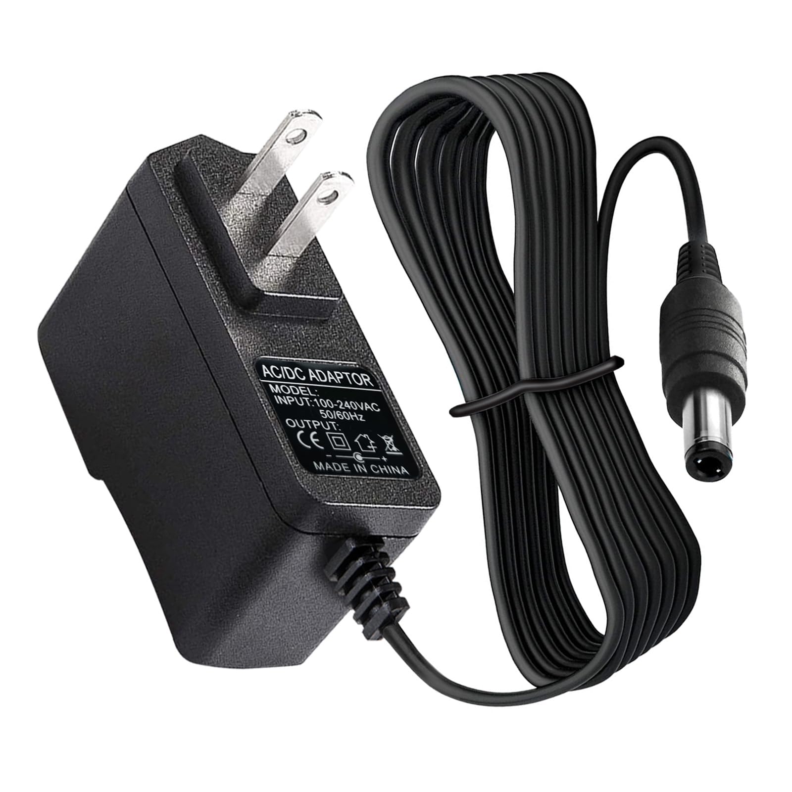 Photo 1 of 12.6V AC/DC Massage Gun Charger Adapter Compatible with Nekteck LMS-801, Cholas KZD02, Tyiaus, JamGym, Helices, Headnote, Fantasy, Olski, Fylina, Valano J01, Sylphim,Neprock Power Supply Cord Cable