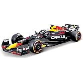 Bburago1:18 Scale Formula Race Oracle Red Bull Racing RB19 (2023) Diecast Vehicle with Driver Helmet Verstappen #1
