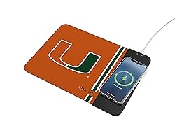 SOAR NCAA Wireless Charging Mouse Pad, Miami