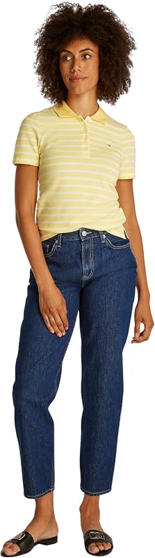 Donna Jeans Tapered Ace Vita Media, Blu (Ace), 28W/30L