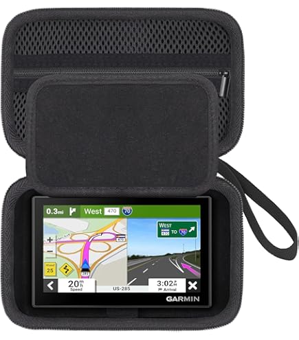 Amazon.com: Navitech Black Hard GPS Carry Case Compatible with