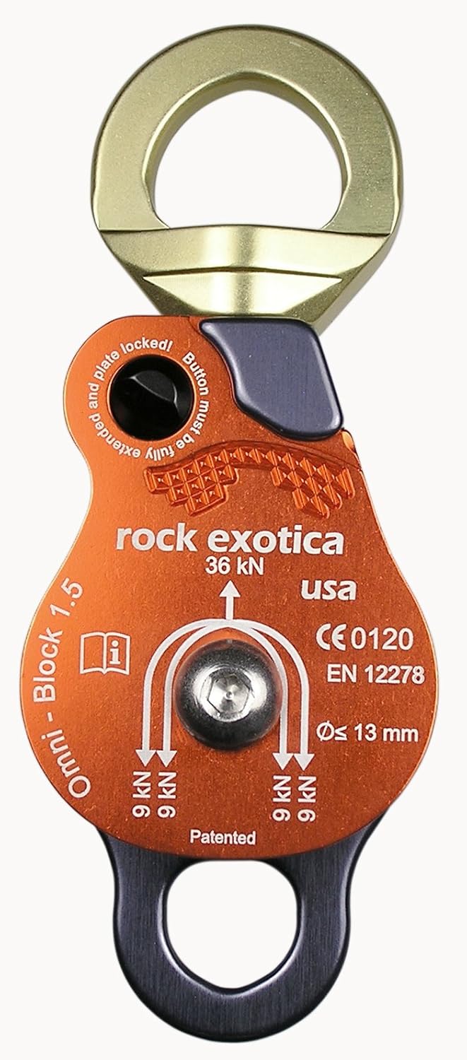 Rock Exotica Pulley/Omni Swivel Block/DOUBL Climbing