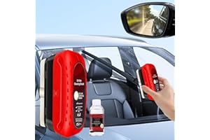 Fululuer Automotive Oil Film Cleaning Brush for Car Windows, Car Windshield Cleaner for Cleaning Brush, Clear Vision Glass Cleaner with Anti-Rain & Anti-Fog Coating, Improves Clarity