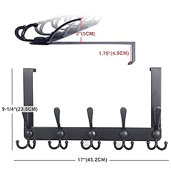 Dseap Over The Door Hook Hanger - 5 Tri