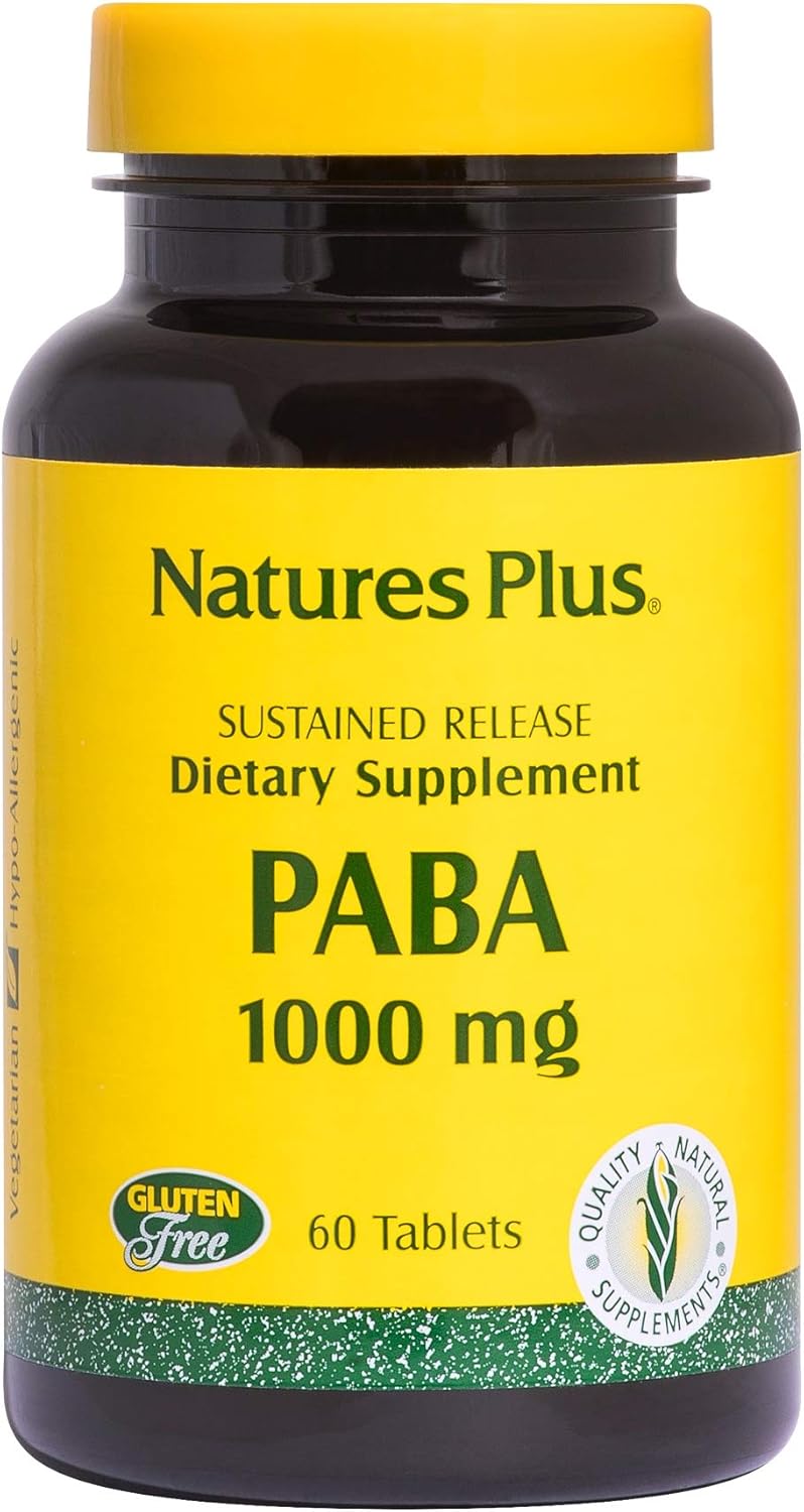 NaturesPlus PABA, Sustained Release (paraAminobenzoic Acid