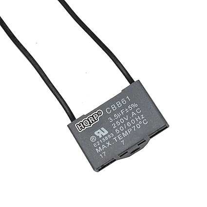 Capacitors Hqrp Capacitor For Harbor Breeze Ceiling Fan 12uf 2