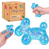 Graphinza Squeeze Toys &ndash; Balloon Dog Squishy Squeeze Toy (Blue1, 9cm)