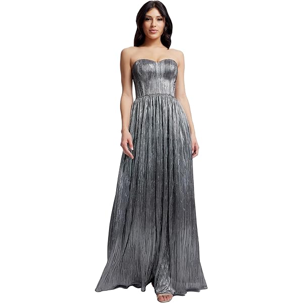 strapless open back dress Eliza Red Poppy Dress 3