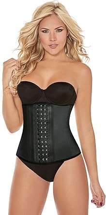 Amazon Com Curveez Waist Cincher With Thermal Latex 3 Hook