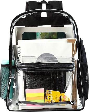 sturdy clear backpacks
