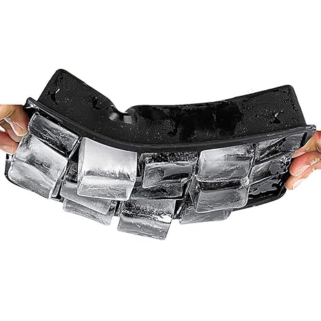 Seifenprofis® XXL 1,2,3,4 Eiswürfelform aus Silikon, 3,5 x 3,5 x 3,5cm BPA-Frei (2 Silikonformen)