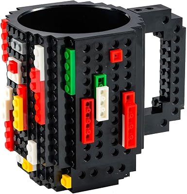 ® Caneca de blocos de construção 350 ml - Tijolo DIY