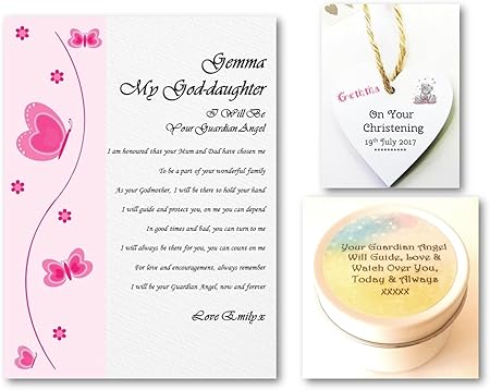 Greetings Scroll Battesimo Con Angelo Custode Candela Profumata E Cuore Da Madrina Personalizzabile Adatto Per Benedizione Battesimo Battesimo Cerimonia Amazon It Casa E Cucina