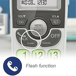 VTech Cordless Phone with DECT 6.0, Full-Duplex