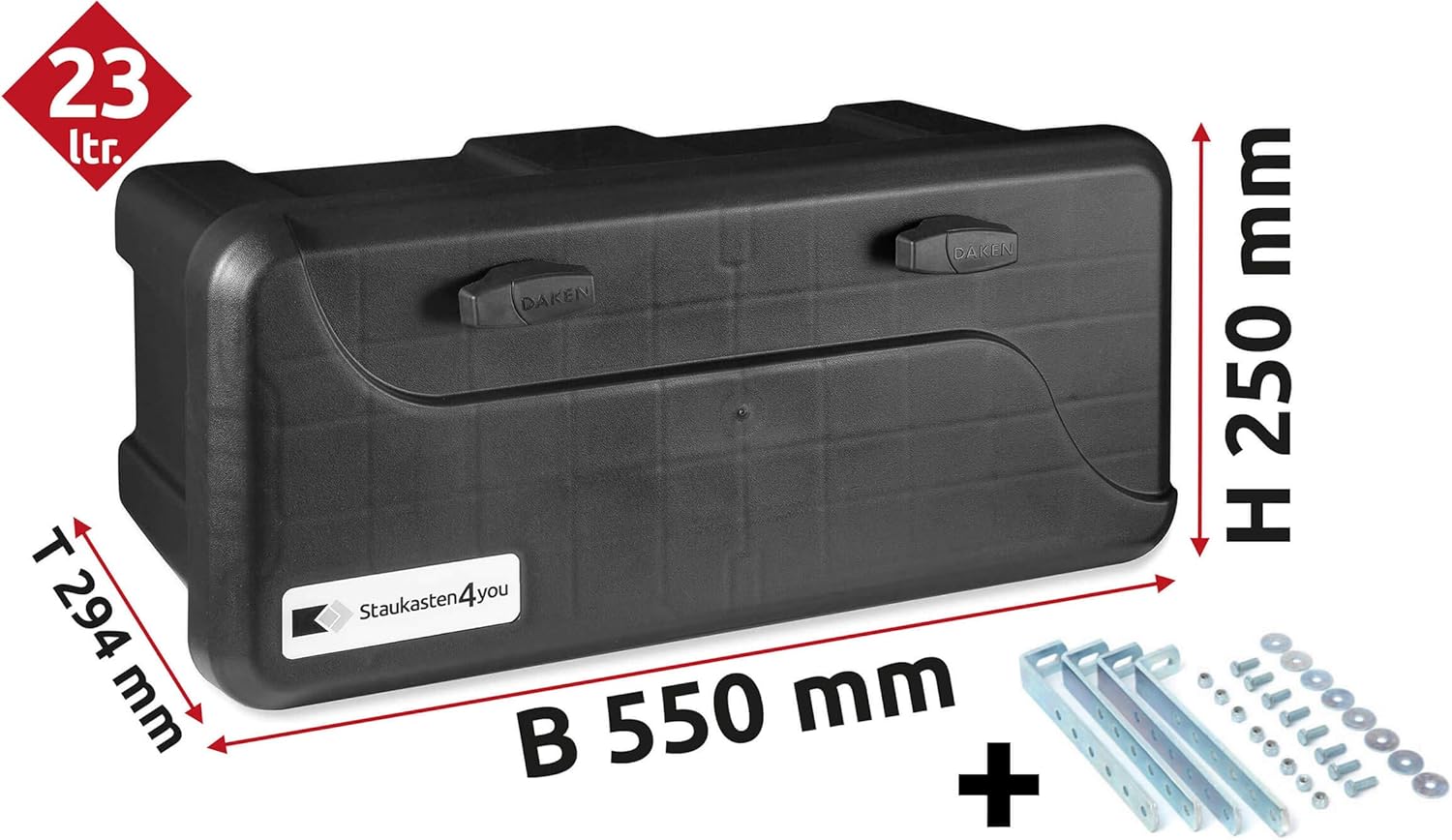 cassetta degli attrezzi per il pianale del camion