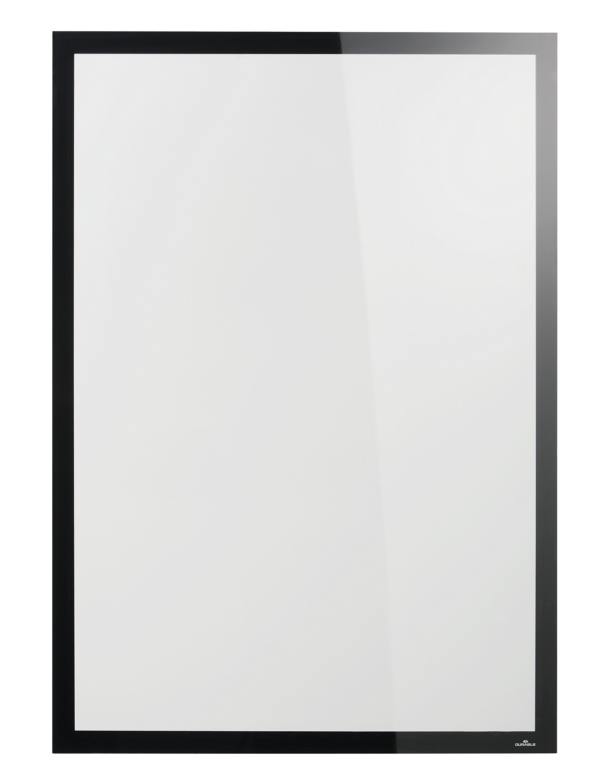 Durable DURAFRAME SUN Static-Cling Magnetic Frame | 70 x100 cm Format in Silver | Pack of 1 Frames | UV and Heat Resistant | Ideal for Retail Shop Windows — image 1