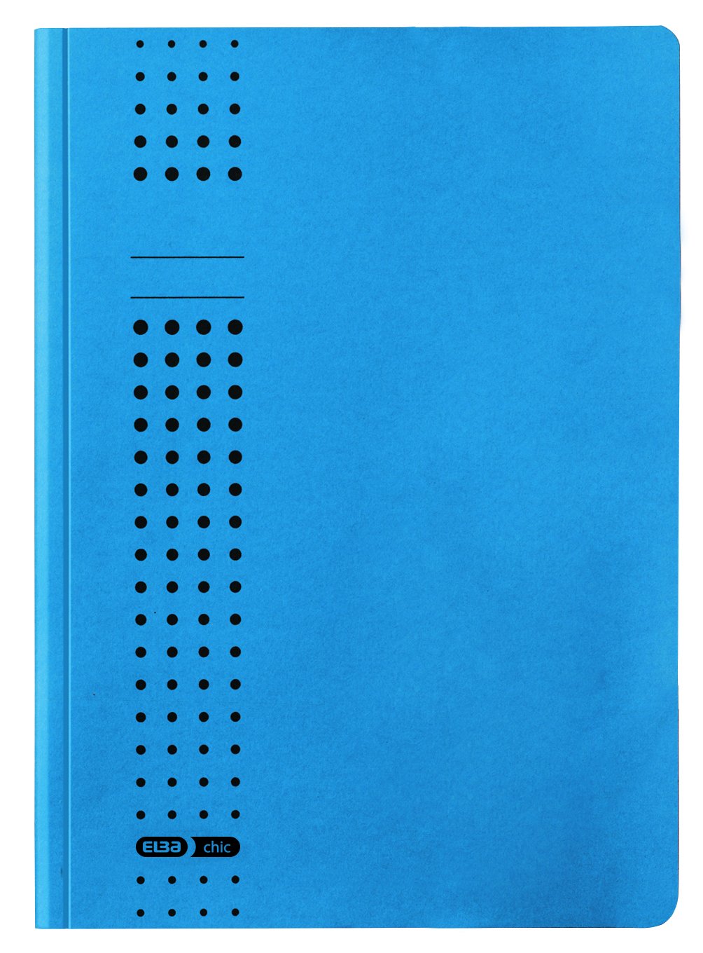 Elba 31477AZ Portfolio File Chic Paper Board for 100 DIN A4 Pages 320 g/m² Pack of 25 Anthracite Folder Chic Blue