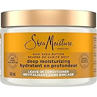 SheaMoisture Deep Moisturizing Leave-in Conditioner repairs visible signs of damage Raw Shea Butter silicone-free hair condit