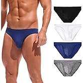 Summer Code Mens Soft Modal Briefs Low Rise Lightweight Underwear