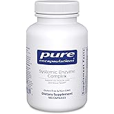 Pure Encapsulations Systemic Enzyme Complex - Supports Muscle Recovery & Joint Health - for Immune Health* - Gluten Free & Non-GMO - 180 Capsules