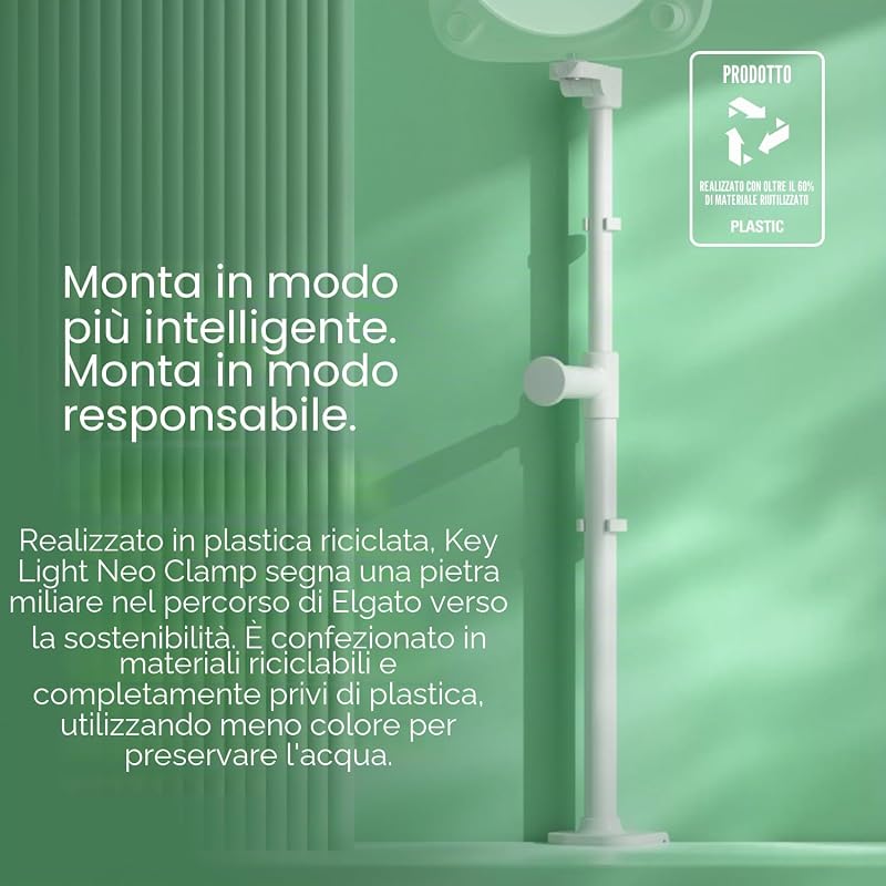 Neo Clamp, supporto da scrivania a fissaggio bordo