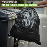 EcoBag 50 Pack Strong Heavy Duty Refuse Sacks 100L 33 Micron Recyclable view 7