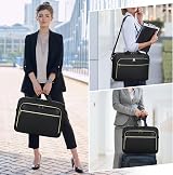 NEWHEY Laptop Bag Briefcase for Women 17.3 inch Laptop Organizer Messenger Bag view 2