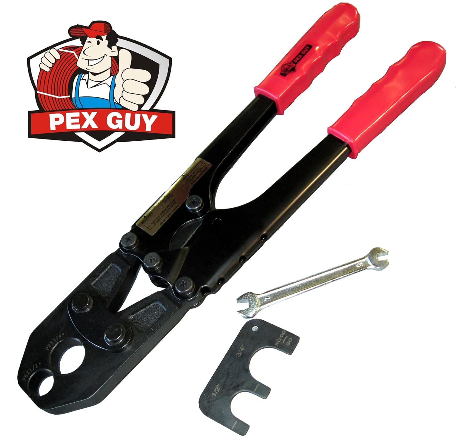 PEX GUY 1/2" & 3/4 COMBO Crimp Tool for PEX Tubing eBay
