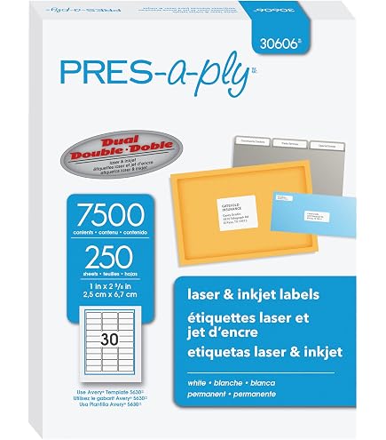 (専用ページ)yukari様のために、6枚のセット Amazon.com : PRES-a-ply Labels for Laser & Inkjet Printers, 5 x