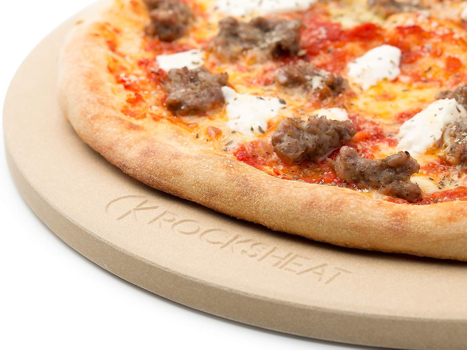 ROCKSHEAT 36 x 1.5 cm 14.2" Round Pizza Stone - Image 3