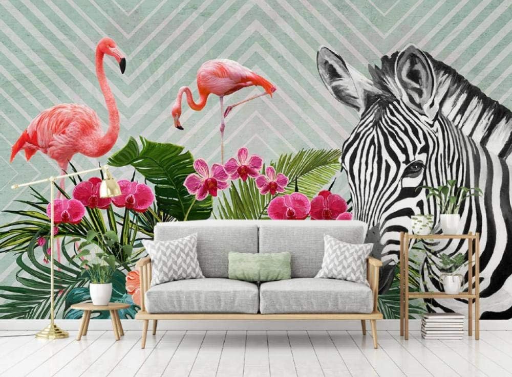 Wallpaper Photo Zebra Wallpaper Giant Posters Photo Art Print Decoration Picture Design Modern for Living Room,400x280 cm(W x H)