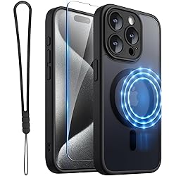 ROYBENS for iPhone 15 Pro-Max Matte Clear Case
