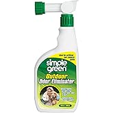 Simple Green Outdoor Odor Eliminator for Pets, Dogs, Ideal for Artificial Grass &amp; Patio (32 oz Hose End Sprayer)