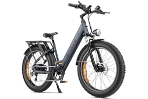 ENGWE E26 1000W Electric Bike for Adults, 26" *4.0" Fat Tire E-Bike with 48V 16Ah Removable Lithium-Ion Battery, Range 87Miles 28MPH 7 Gears Commuting Mountain Ebike