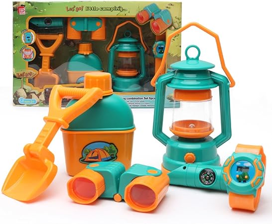 Amazon Wishtime 初のキャンプセット アウトドア 探険 野営セット 子供 ままごと遊び 知育玩具 キッズ おもちゃ アナログゲーム おもちゃ おもちゃ