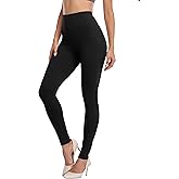 Cheapestbuy High Waisted Leggings for Women Soft Compression Yoga Pants Tummy Control Opaque Slim Workout Running Pants