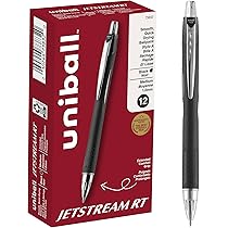 Uniball Jetstream 101 pacote com 12, 1,0 mm, vermelho médio