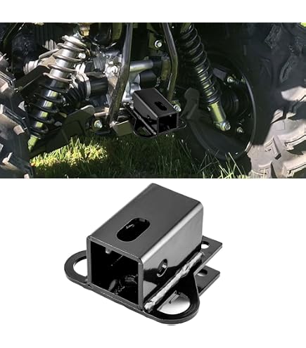 KFI 2" Rear Hitch Receiver - Heavy-Duty 3/16" Steel, Easy Install, Powder Coated Black | Made In USA
