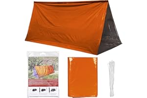 Deecam Survival Tent Shelter, Emergency Tent, Survival Blankets, Thermal Blankets, Thermal Shelter, Foldable Emergency Sleepi