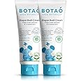 BOTAO Baby's Natural Diaper Cream | Organic Diaper Cream EWG Verified | Naturally Soothes Baby Rashes | Baby zinc Ointment Natural | For Sensitive Skin with Aloe Vera & Calendula, 2.5Oz (2 Pack)