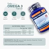 Zipvit Omega 3 Fish Oil 1000mg 360 Softgels EPA 180mg DHA 120mg view 7