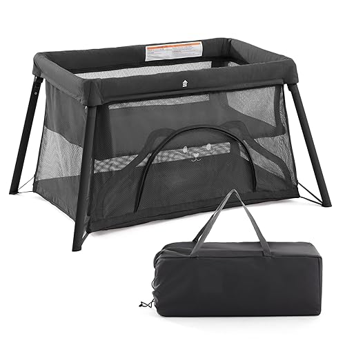 Baby Crib Cowiewie Travel Crib And Playard, Folding Portable Crib