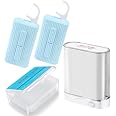 Holy Rose Double Line MMF7 Dental Flossers 200 Count,Each Wrapped, Floss Stick 2 Bag Mint Flavour Suitable For Travel Hotel Restaurant Office Car